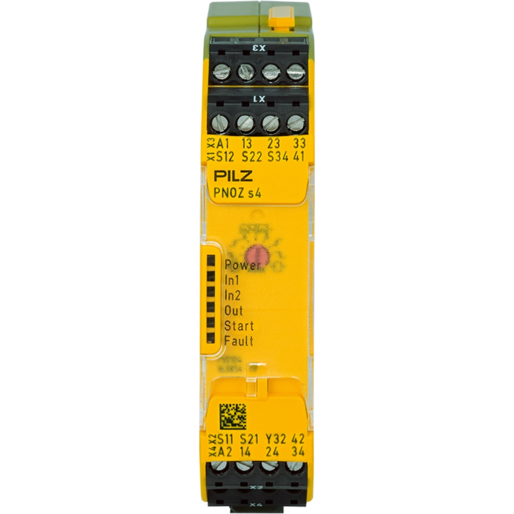 PILZ 皮爾茲安全繼電器 PNOZ s4 24VDC 3 n/o 1 n/c
