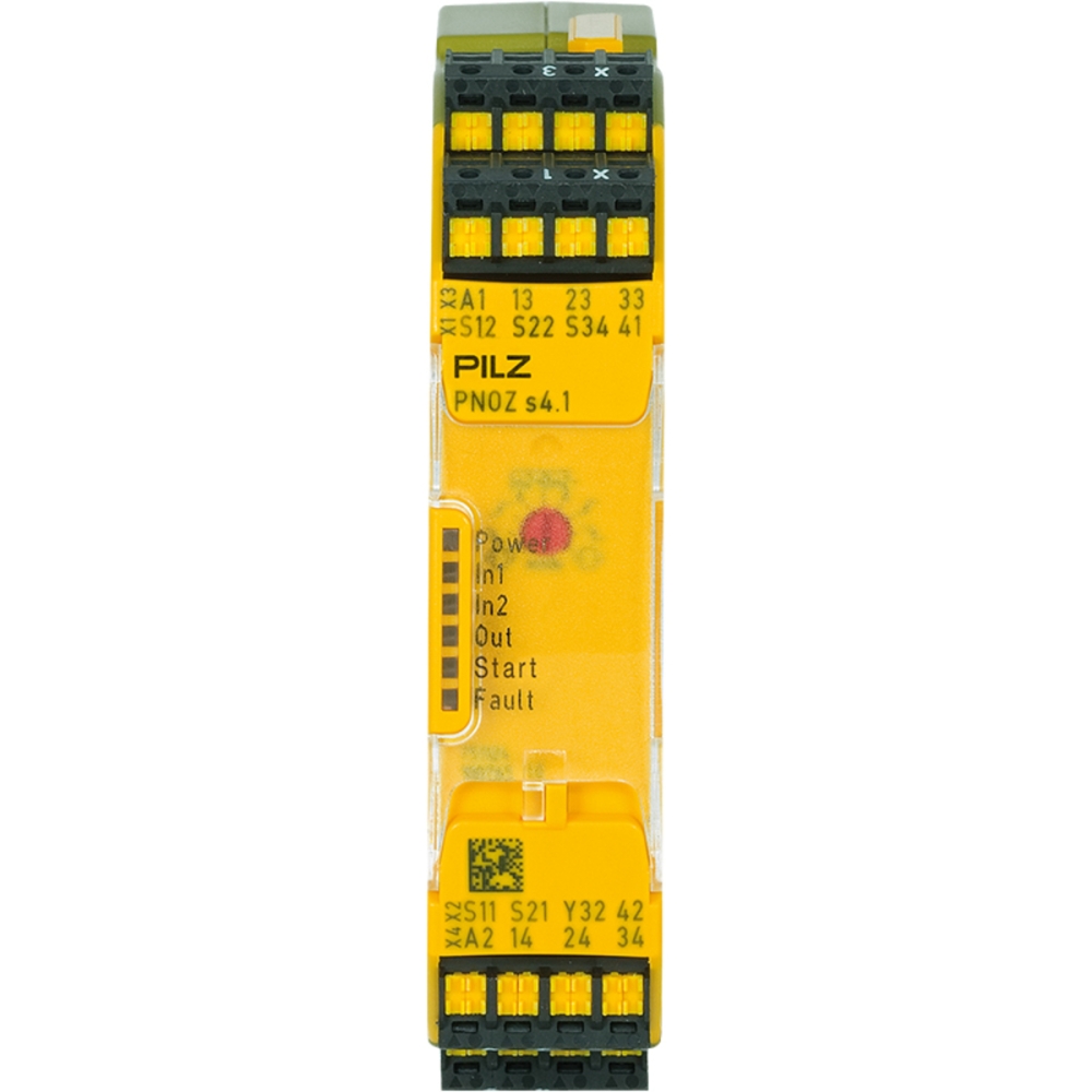 PILZ 皮爾茲安全繼電器 PNOZ s4.1 C 24VDC 3 n/o 1 n/c